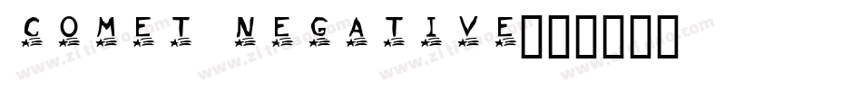 Comet Negative字体转换